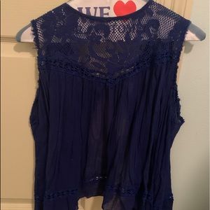 Free People open back top! Only worn twice